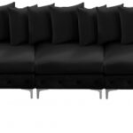 Tremblay 198" Velvet Upholstered 9pc. Modular Sectional