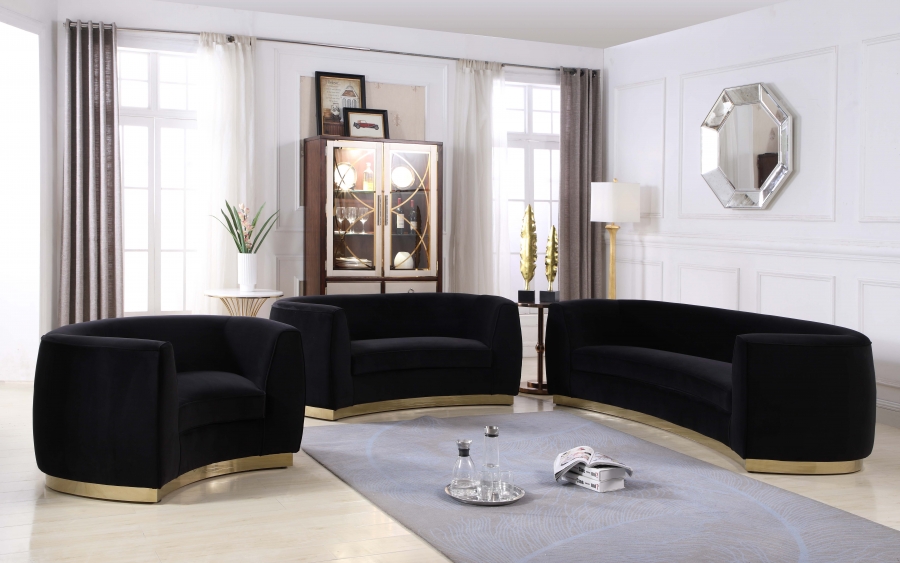 Julian Velvet Upholstered Collection