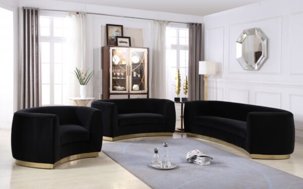 Julian 70.5" Velvet Upholstered Loveseat
