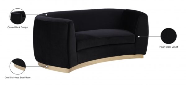 Julian 70.5" Velvet Upholstered Loveseat
