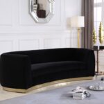 Julian 91.5" Velvet Upholstered Sofa