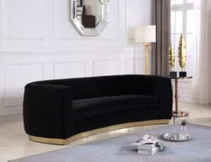 Julian 91.5" Velvet Upholstered Sofa