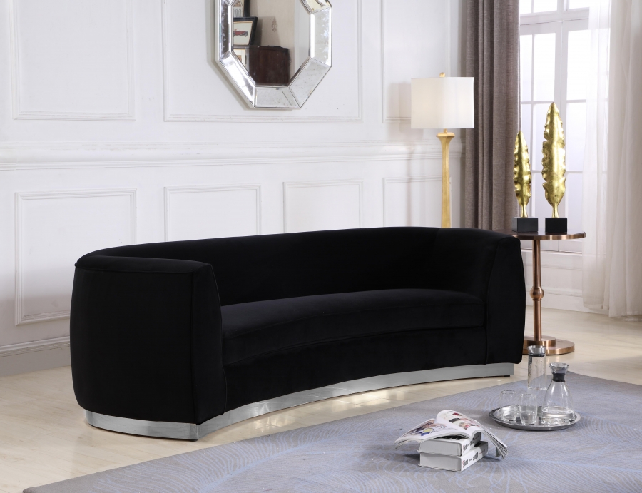 Julian 91.5" Velvet Upholstered Sofa