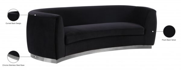 Julian 91.5" Velvet Upholstered Sofa