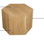 Eternal Oak Wood Modular Coffee Table