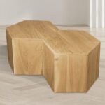 Eternal Oak Wood 2pc. Modular Coffee Table