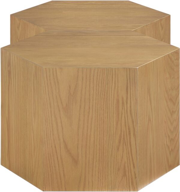 Eternal Oak Wood 2pc. Modular Coffee Table