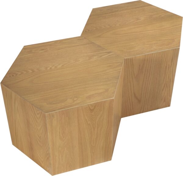 Eternal Oak Wood 2pc. Modular Coffee Table