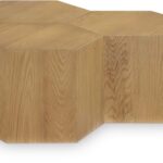 Eternal Oak Wood 3pc. Modular Coffee Table