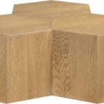 Eternal Oak Wood 3pc. Modular Coffee Table