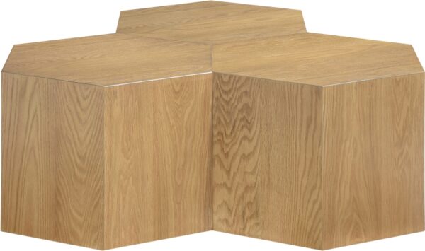 Eternal Oak Wood 3pc. Modular Coffee Table