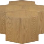 Eternal Oak Wood 4pc. Modular Coffee Table