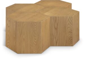 Eternal Oak Wood 4pc. Modular Coffee Table