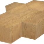 Eternal Oak Wood 4pc. Modular Coffee Table