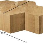 Eternal Oak Wood 4pc. Modular Coffee Table