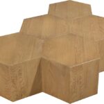 Eternal Oak Wood 5pc. Modular Coffee Table