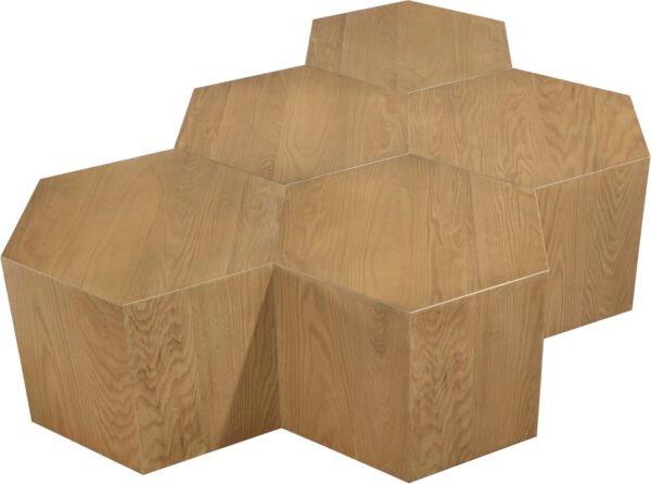 Eternal Oak Wood 5pc. Modular Coffee Table