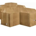 Eternal Oak Wood 5pc. Modular Coffee Table