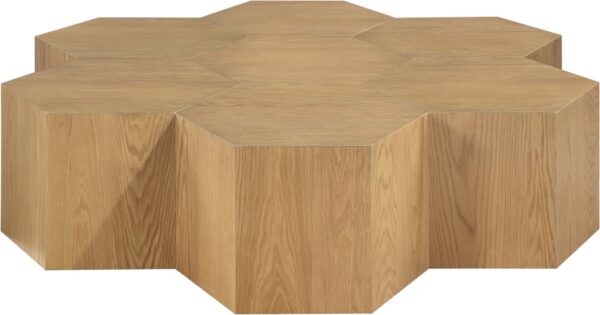 Eternal Oak Wood 7pc. Modular Coffee Table
