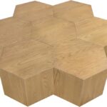 Eternal Oak Wood 7pc. Modular Coffee Table