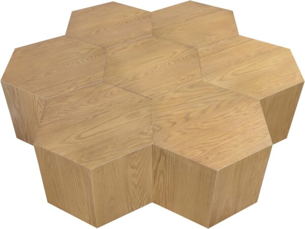 Eternal Oak Wood 7pc. Modular Coffee Table