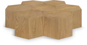 Eternal Oak Wood 7pc. Modular Coffee Table