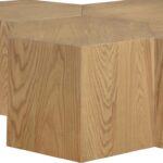 Eternal Oak Wood 7pc. Modular Coffee Table