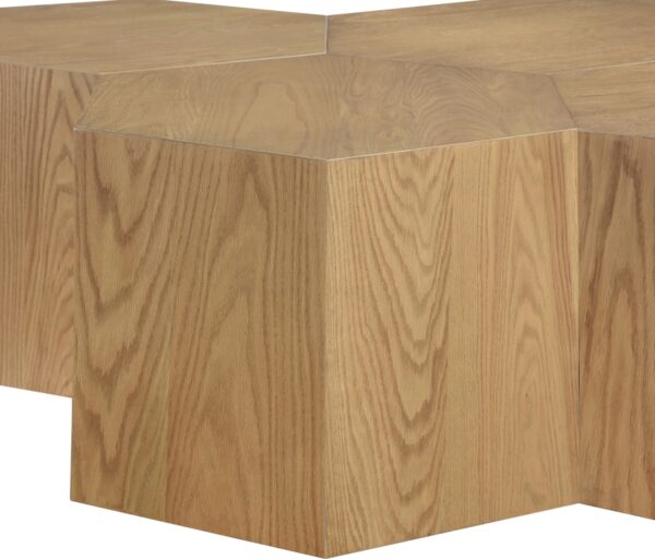 Eternal Oak Wood 7pc. Modular Coffee Table