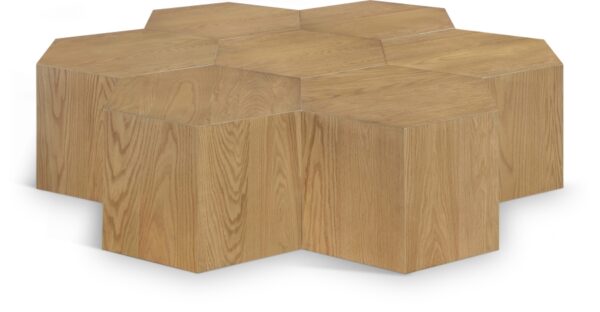 Eternal Oak Wood 7pc. Modular Coffee Table