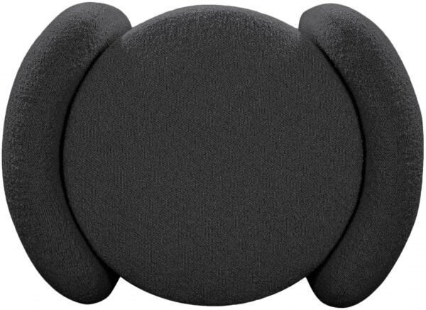 Horizon Boucle Fabric Upholstered Ottoman