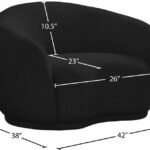 Hyde Boucle Fabric Upholstered Chair