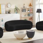 Hyde 64" Boucle Fabric Upholstered Loveseat