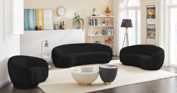 Hyde 64" Boucle Fabric Upholstered Loveseat