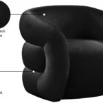 Roxbury Velvet Upholstered Accent Chair