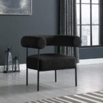 Blake Boucle Fabric Upholstered Accent Chair