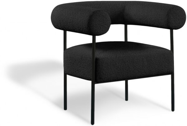 Blake Boucle Fabric Upholstered Accent Chair
