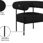 Blake Boucle Fabric Upholstered Accent Chair
