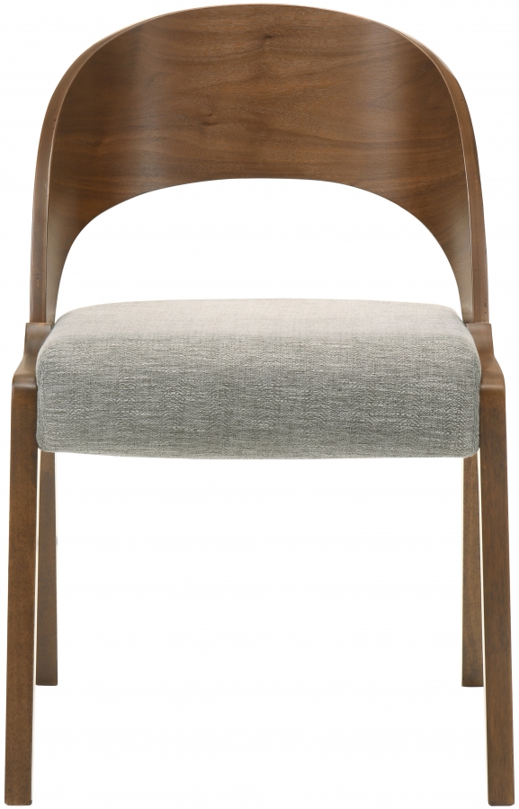 Woodson Linen Textured Fabric Upholstered Dining Chair