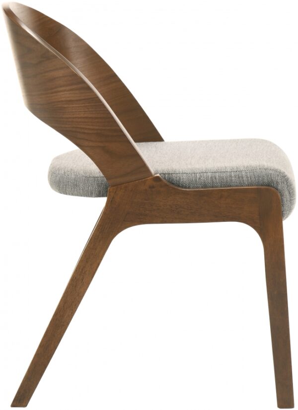 Woodson Linen Textured Fabric Upholstered Dining Chair