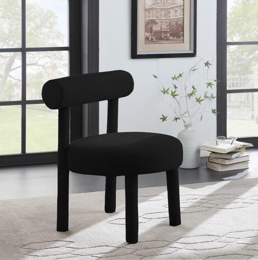 Parlor Boucle Fabric Upholstered Accent Chair