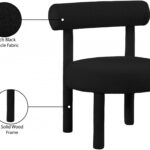 Parlor Boucle Fabric Upholstered Accent Chair