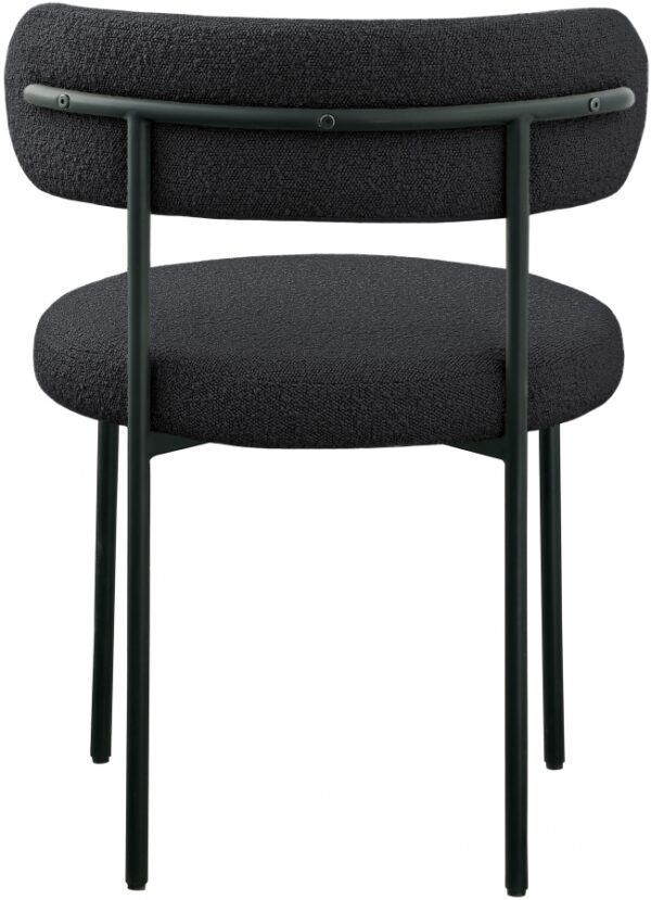 Beacon Boucle Fabric Upholstered Dining Chair