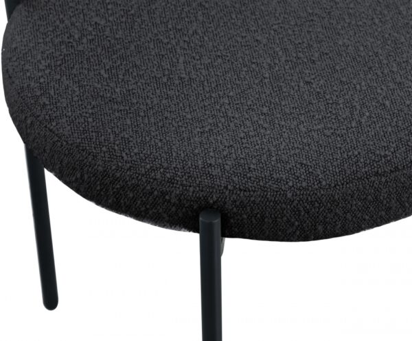 Beacon Boucle Fabric Upholstered Dining Chair