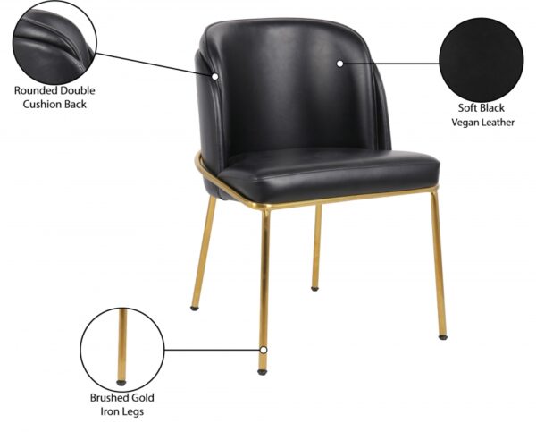 Jagger Vegan Leather Upholstered Dining Chair