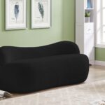 Flair Boucle Fabric Upholstered Bench