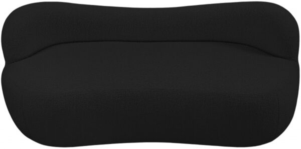 Flair Boucle Fabric Upholstered Bench