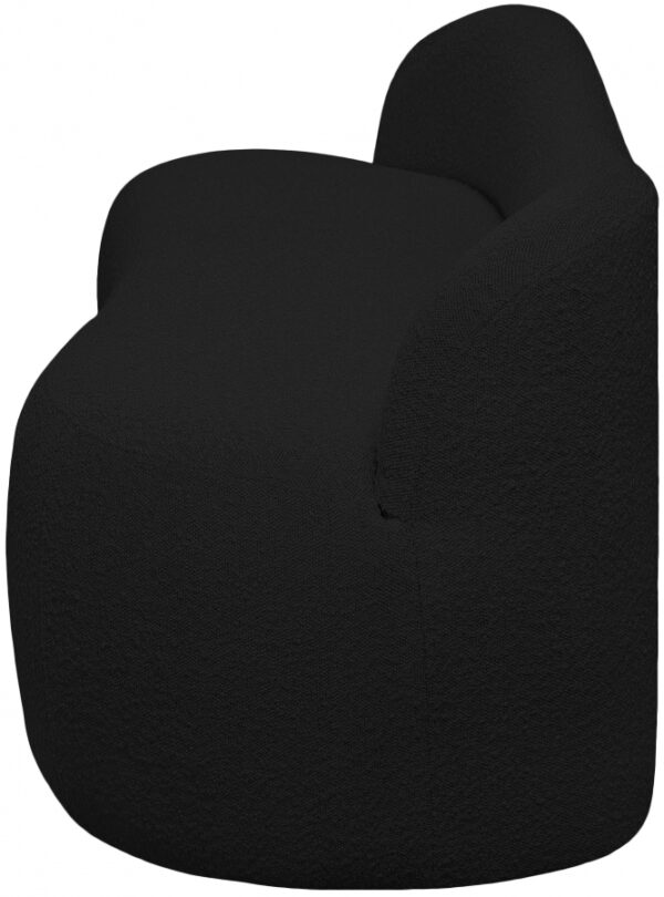 Flair Boucle Fabric Upholstered Bench