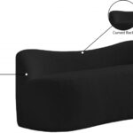 Flair Boucle Fabric Upholstered Bench