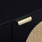 Cane Natural Can And Poplar Wood Sideboard / Buffet