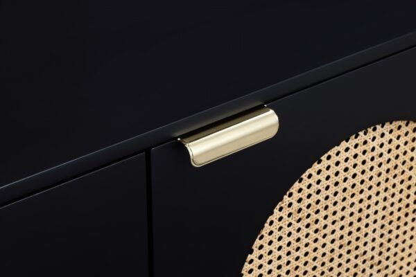 Cane Natural Can And Poplar Wood Sideboard / Buffet